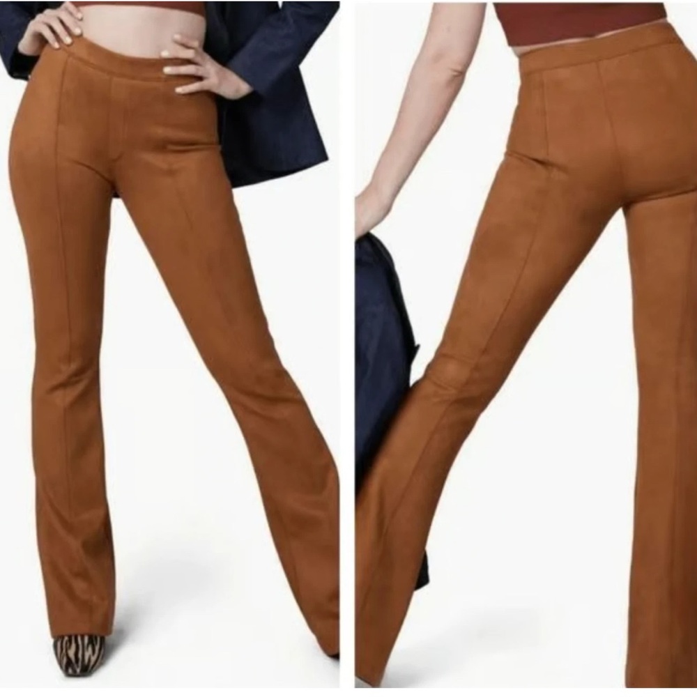 SPANX Chocolate Brown Leggings L
